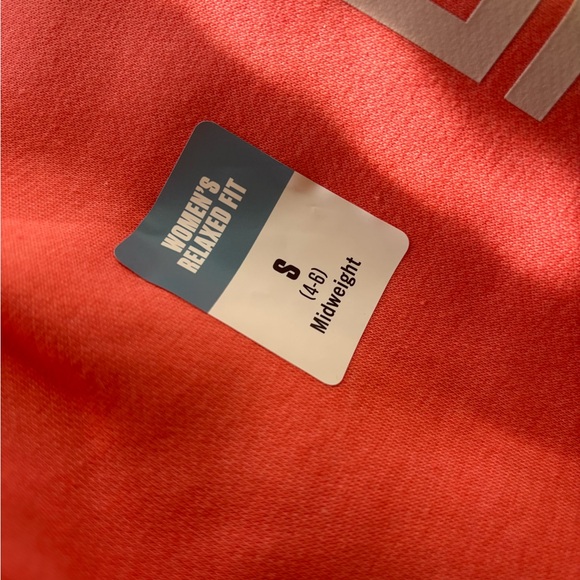 Carhartt Women's Relaxed Fit Hoodie in Coral - Picture 3 of 5